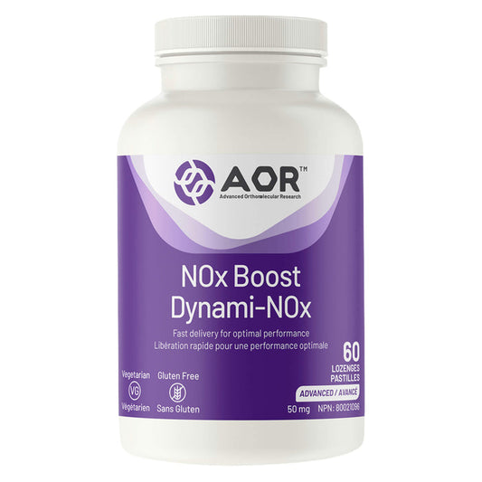 Bottle of AOR NOx Boost 50mg 60 Lozenges