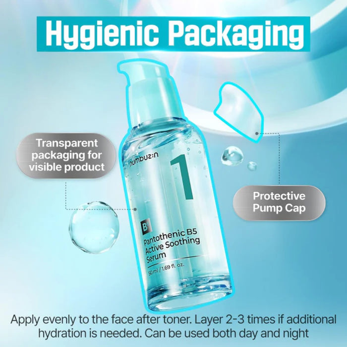 numbuzin No.1 Pantothenic B5 Soothing Serum 50ml | VGLE Beauty Canada