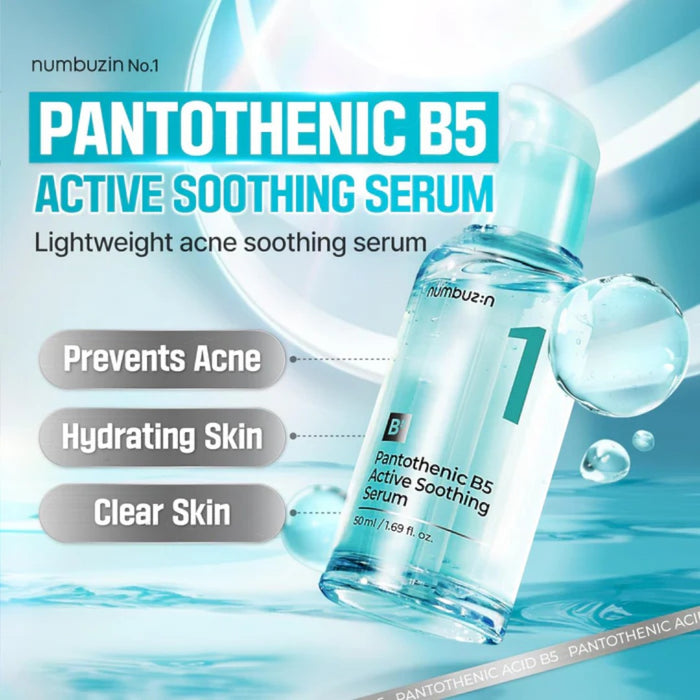numbuzin No.1 Pantothenic B5 Active Soothing Serum 50ml numbuzin