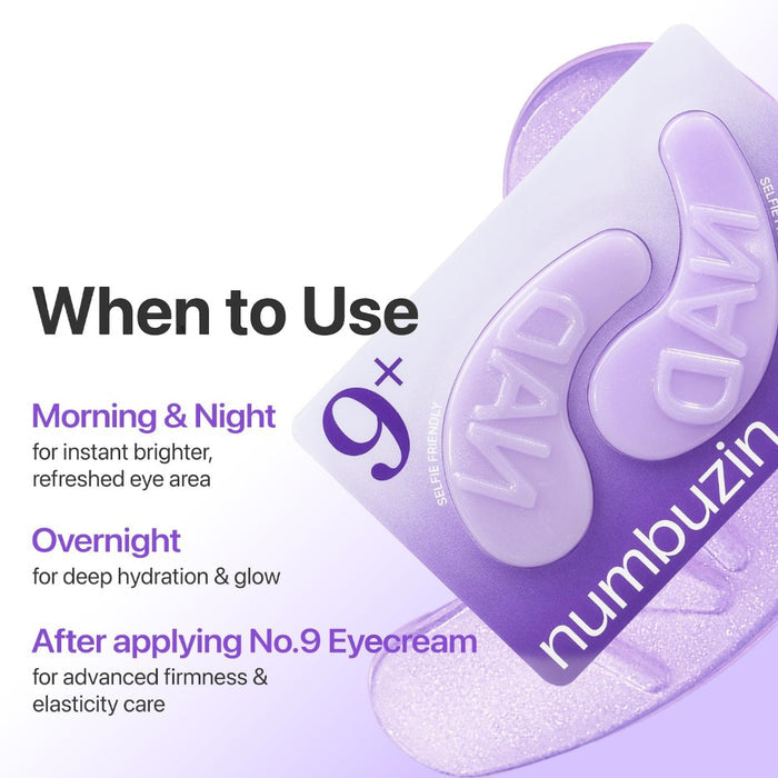 numbuzin No.9 NAD+ Collagen Under Eye Patches 5EA | VGLE Beauty Canada