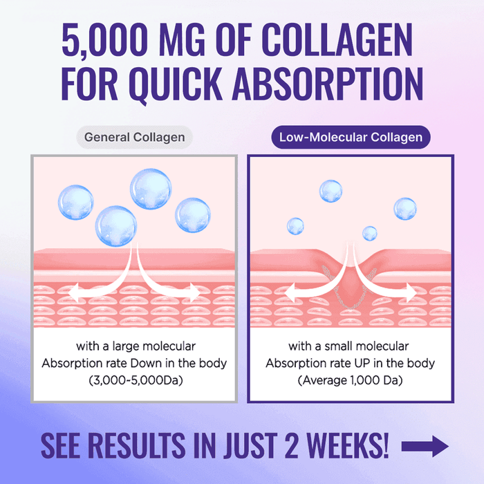 Nutrione BB LAB Low Molecular Collagen 5000 (15 Sticks) نيوتريون بي بي لاب الكولاجين منخفض الجزيئات 5000 - Princess Cosmetics Qatar