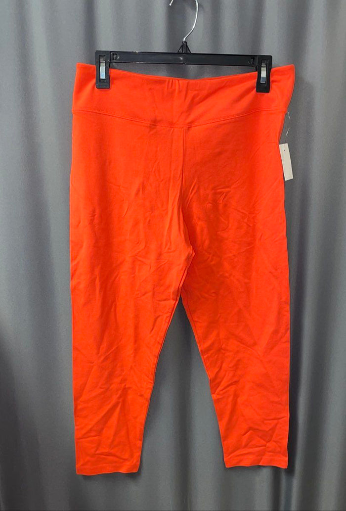 NWT J. Crew Women's Orange Capri Athletic Leggings Size L
