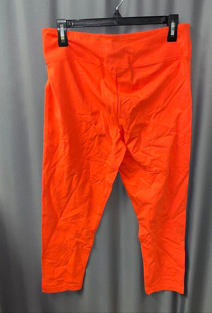 NWT J. Crew Women's Orange Capri Athletic Leggings Size L