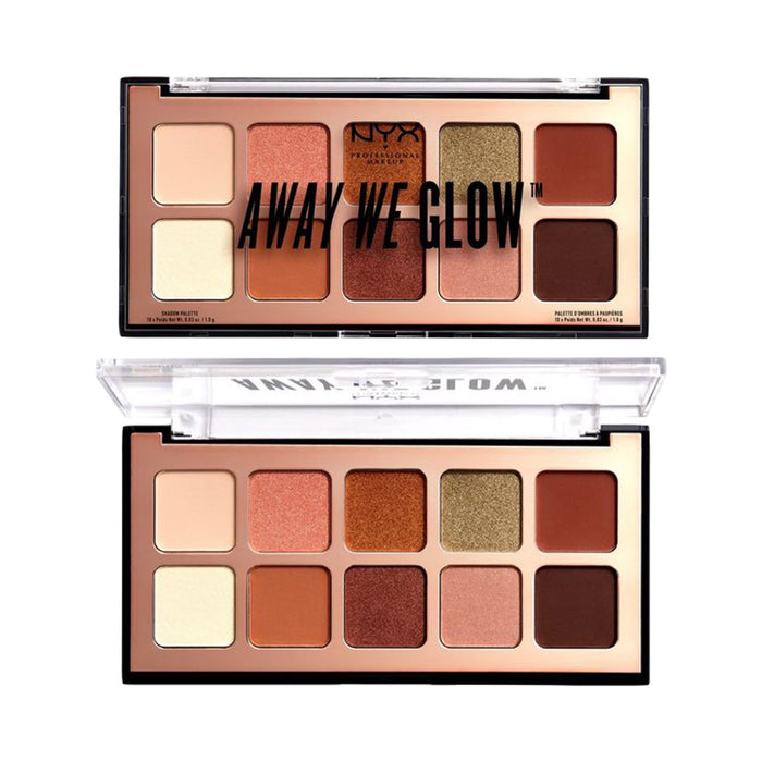 NYX Away We Glow Shadow Palette - ikatehouse