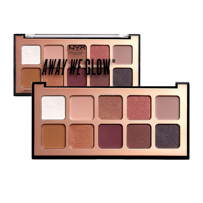 NYX Away We Glow Shadow Palette - ikatehouse