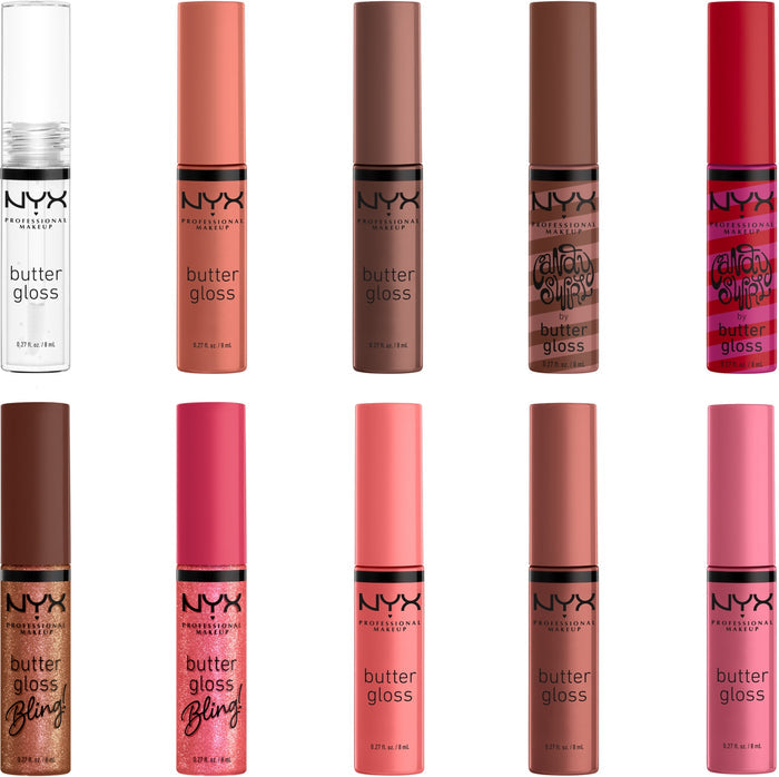 NYX professional makeup butter gloss lip gloss vault palette de gloss pour les levres