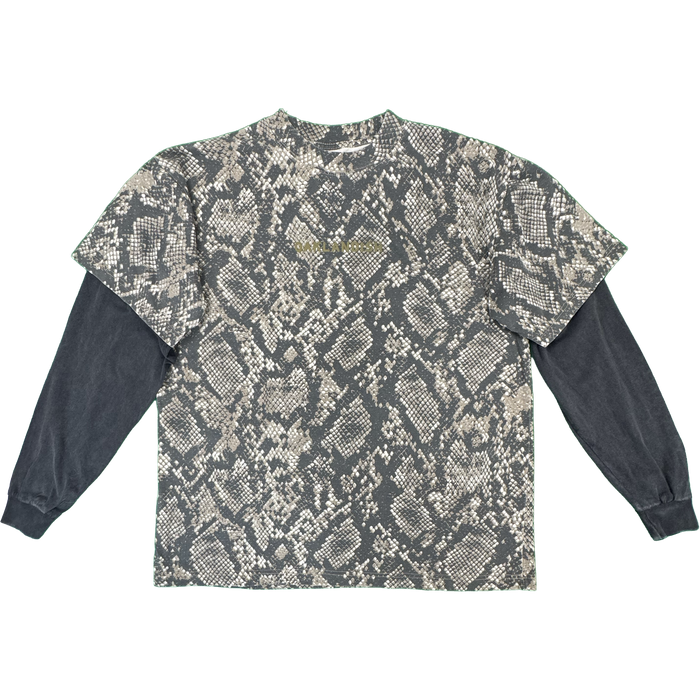 Introducing the Oaklandish Classic Logo LS Tee by Oaklandish—a long sleeve t-shirt crafted from 100% cotton, featuring the iconic Oaklandish logo. The shirt is displayed flat on a white background.