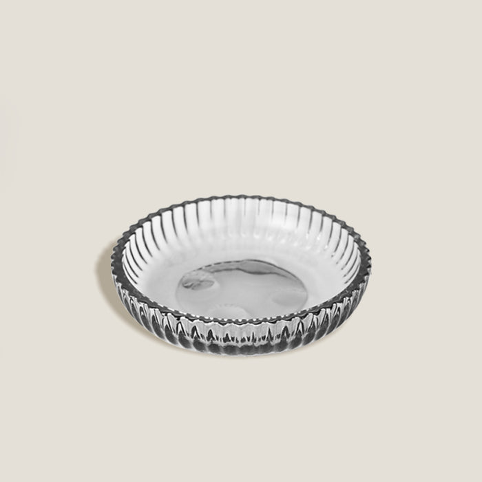Opaque Black Glass Soap Dish