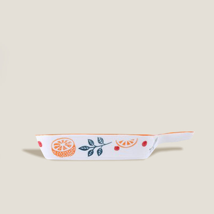Orange Citrus Baking Plate Tray