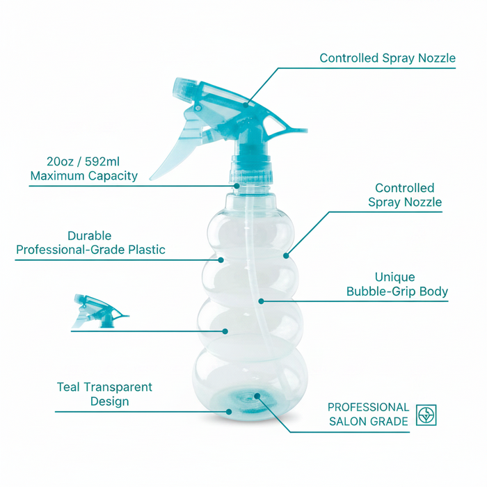 Ozen Series Salon Spray Bottle 20oz, 1 Count, Teal