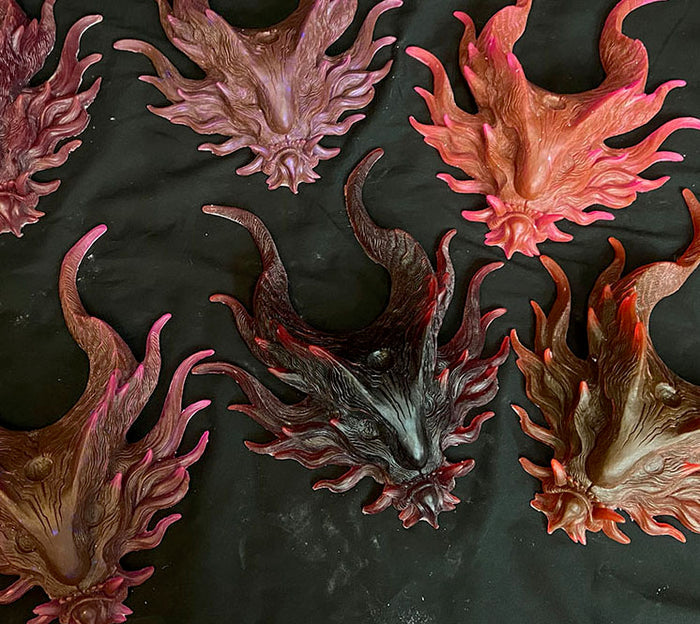 PANOPTES BEAST BLANK- RED/PURPLES
