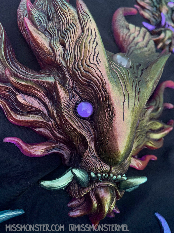 PANOPTES BEAST WALL SCULPTURE- BRIGHTER COLORS