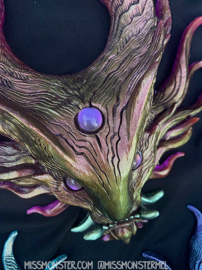 PANOPTES BEAST WALL SCULPTURE- BRIGHTER COLORS