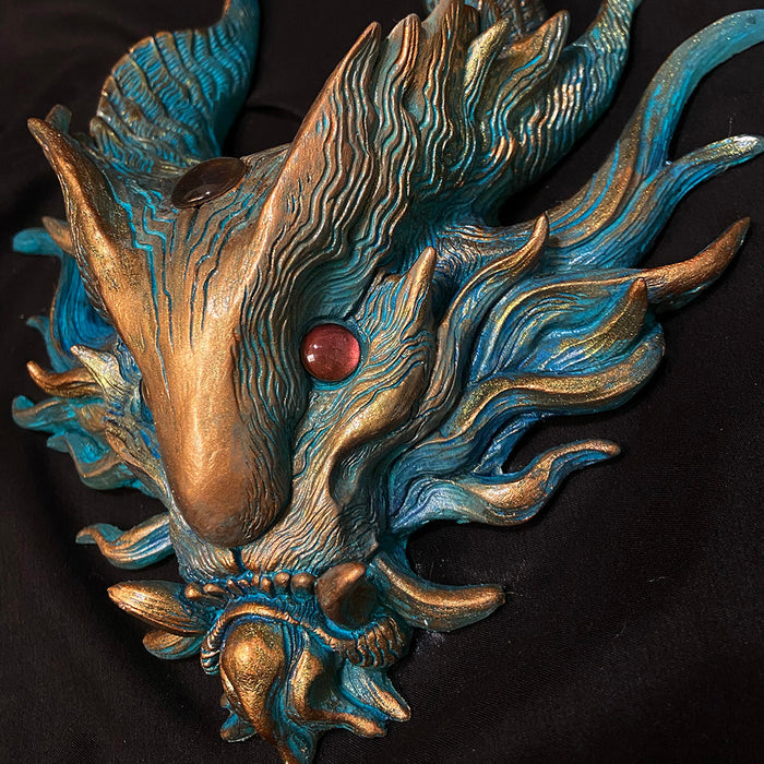 PANOPTES BEAST WALL SCULPTURE- PATINA