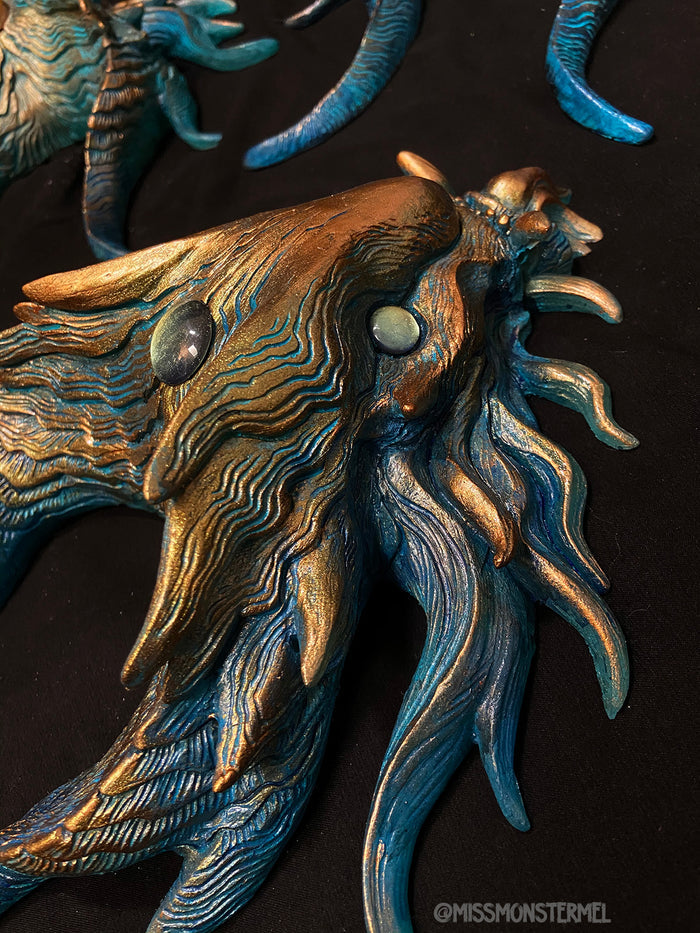 PANOPTES BEAST WALL SCULPTURE- PATINA