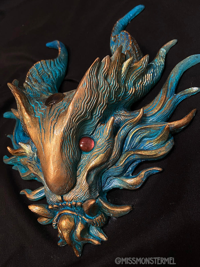PANOPTES BEAST WALL SCULPTURE- PATINA