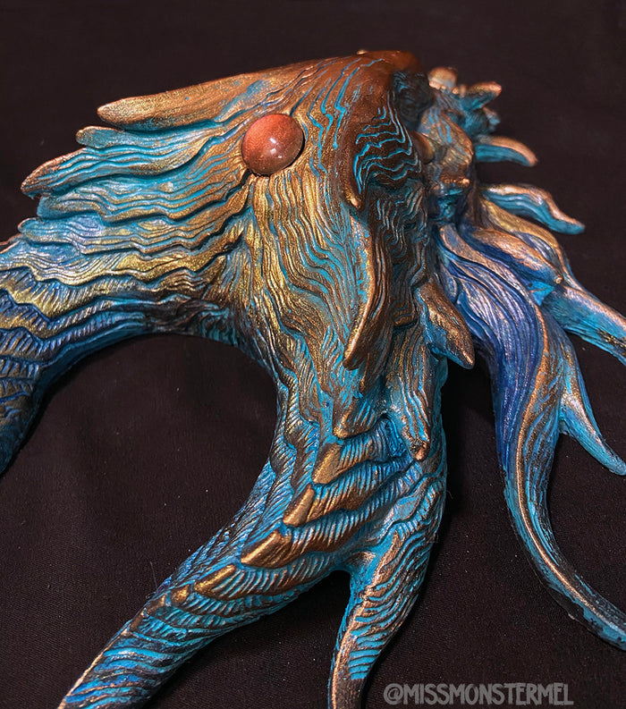 PANOPTES BEAST WALL SCULPTURE- PATINA
