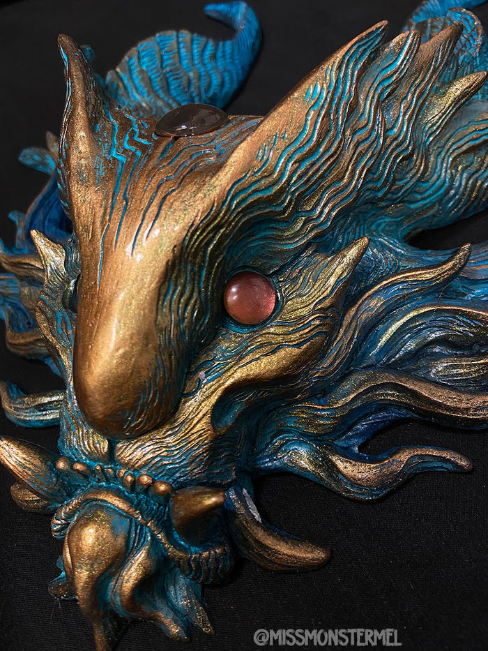 PANOPTES BEAST WALL SCULPTURE- PATINA