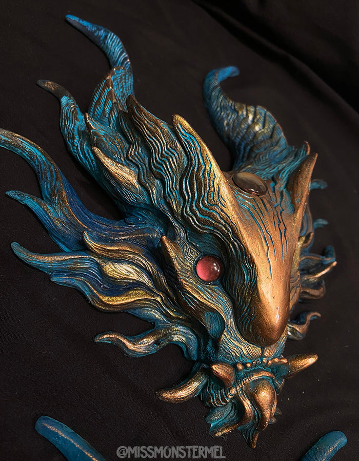 PANOPTES BEAST WALL SCULPTURE- PATINA