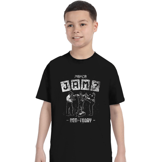 Secret_Shirts T-Shirts, Youth / XS / Black Paper Jam Tee