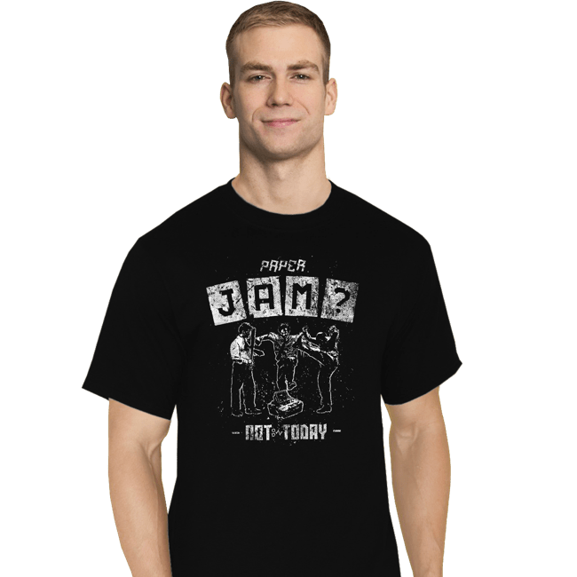 Secret_Shirts T-Shirts, Tall / Large / Black Paper Jam Tee