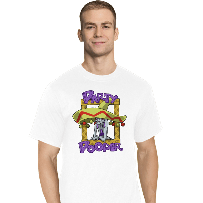 Shirts T-Shirts, Tall / Large / White Party Pooper