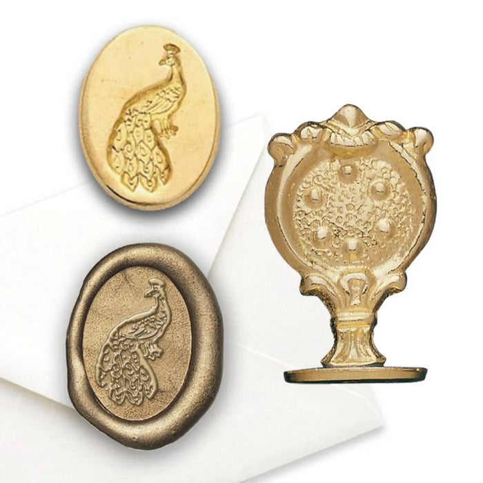 Peacock Motif Wax Stamp