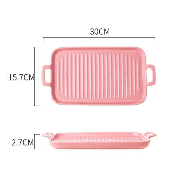Pink Baking Tray
