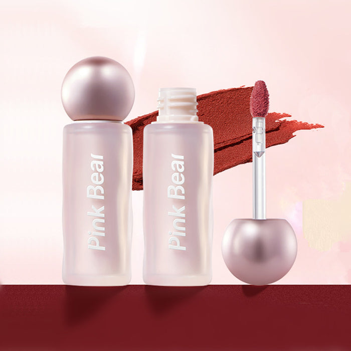 PINK BEAR Long-wear Silky Ceamy Matte Lip Mud T4313