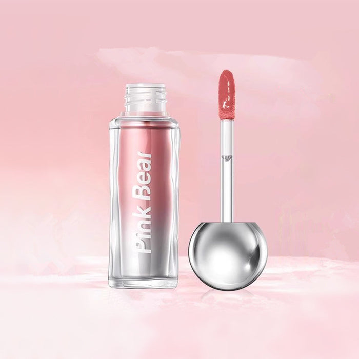 PINK BEAR Mini Bulb Long-Wear Moist Mirror Lip Gloss T4314