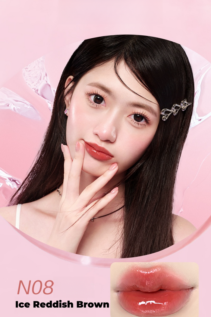 PINK BEAR Mini Bulb Long-Wear Moist Mirror Lip Gloss T4314