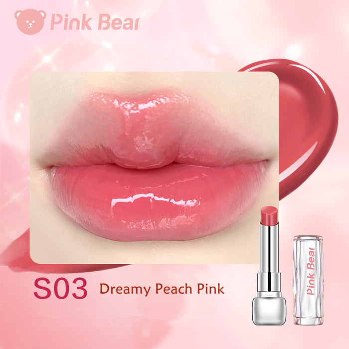 PINK BEAR Sugar Gloss Water Essence Mirror Lipstick T3976