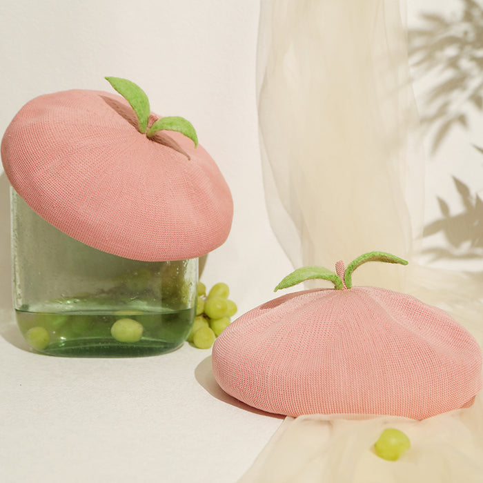 Pink Peach Beret