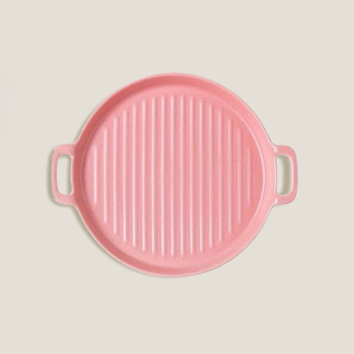 Pink Round Baking Tray