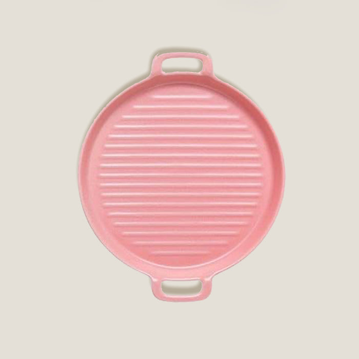 Pink Round Baking Tray