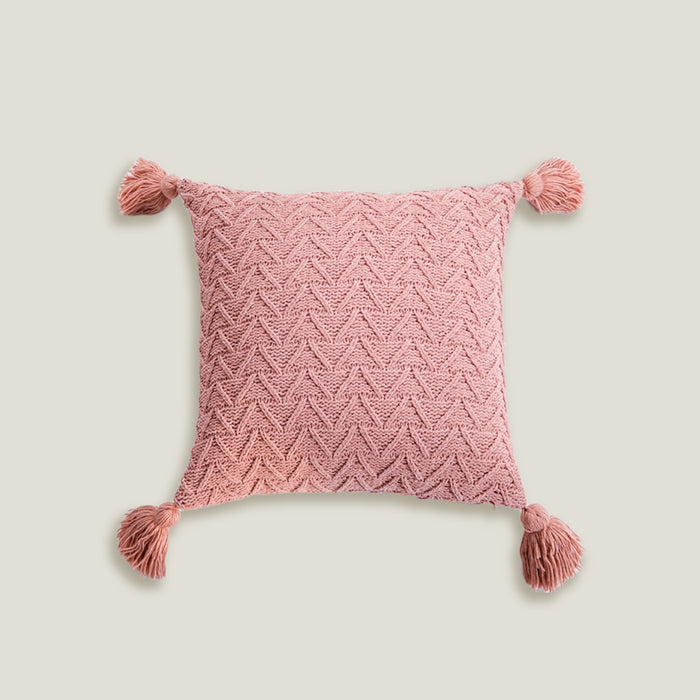 Pink Twill Cuhion Cover