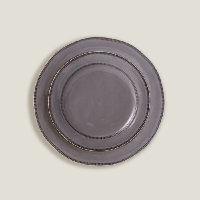 Plum Washed Dinnerware Plates