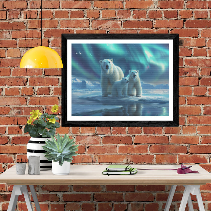 Polar Bear Family in the Arctic