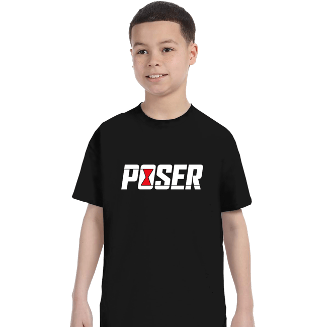 Secret_Shirts T-Shirts, Youth / XS / Black Poser