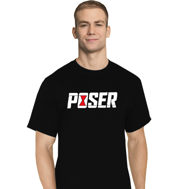 Secret_Shirts T-Shirts, Tall / Large / Black Poser