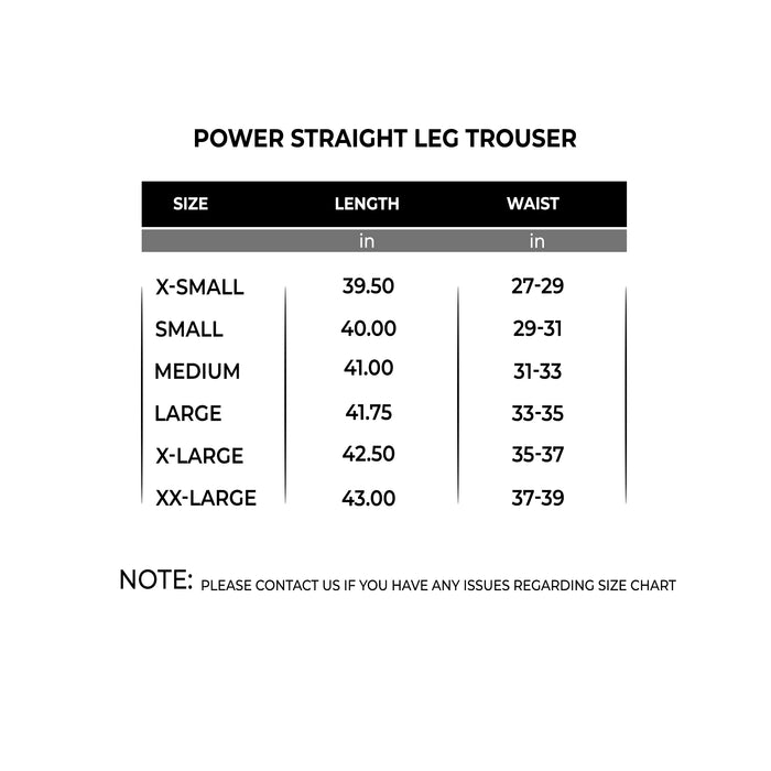 Power Straight Leg Trouser