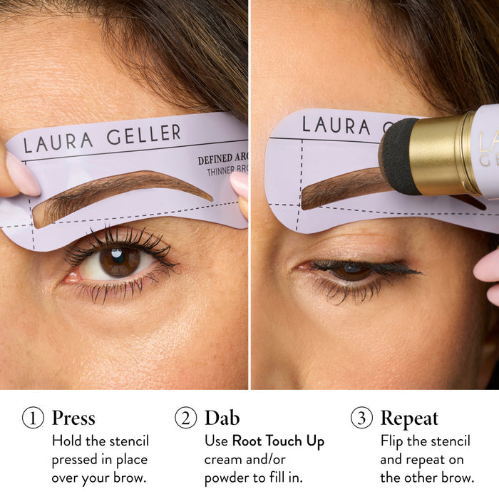 Precision Brow Shaping Stencils How to Apply