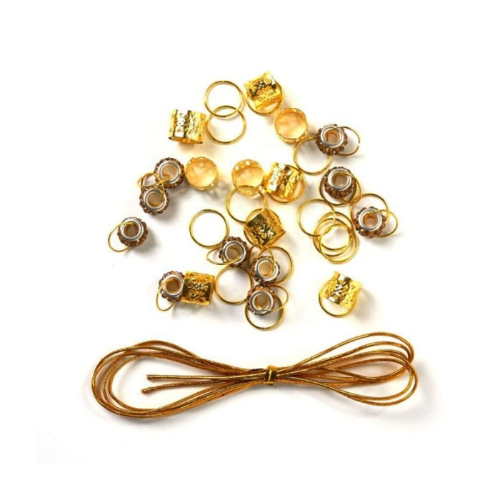 Premium Braid Charm Kit 36 Pcs [Complete Style] #HZ77