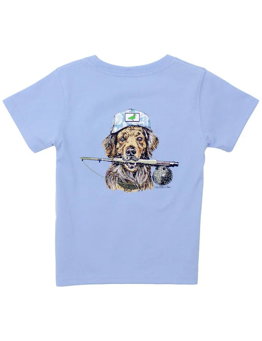 Properly Tied Fishing Buddy SS Tee-Lt. Blue