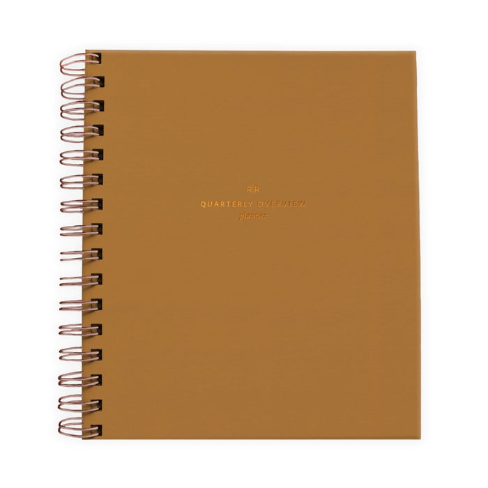 Quarterly Overview Planner - Mustard
