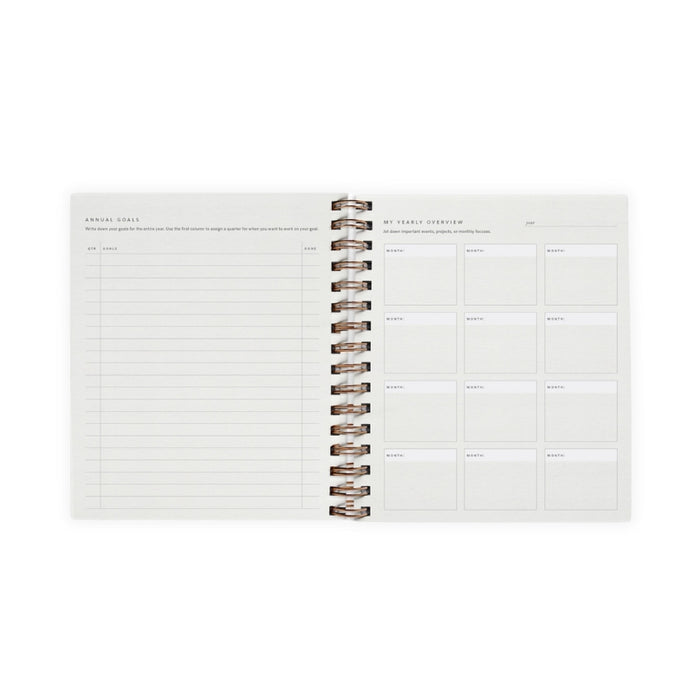Quarterly Overview Planner - Mustard