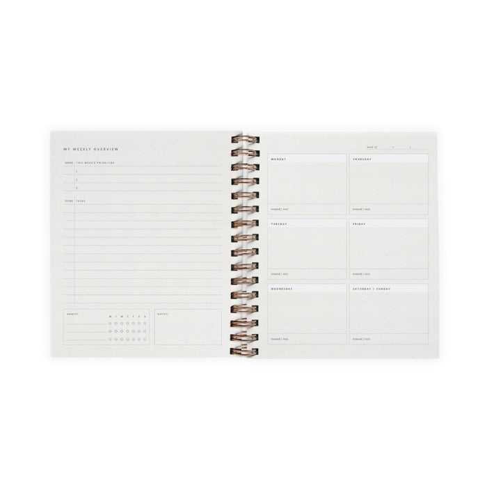 Quarterly Overview Planner - Mustard