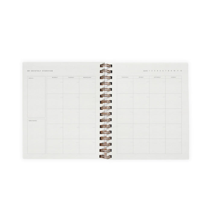 Quarterly Overview Planner - Mustard