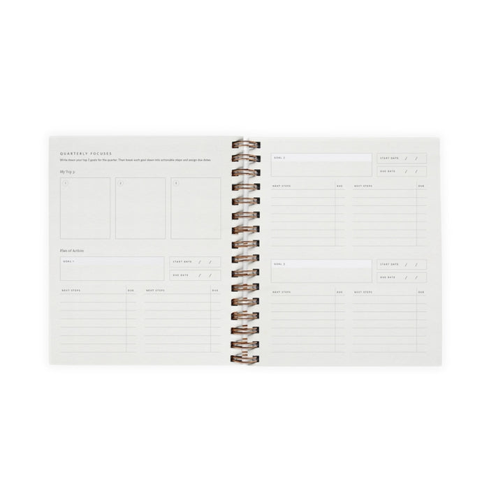 Quarterly Overview Planner - Mustard