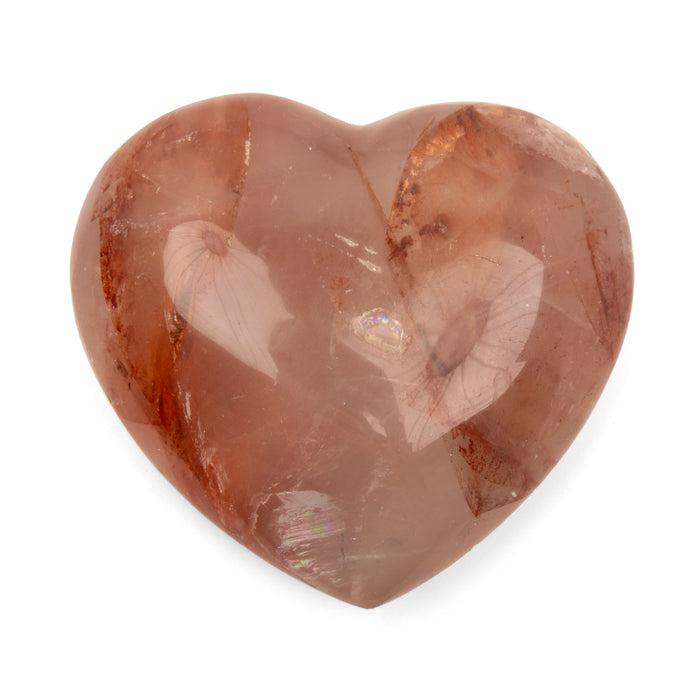 Quartz w/ Hematite - Heart
